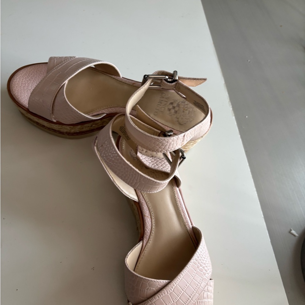 Two by Vince Camuto Pink Sandals with Ankle Strap